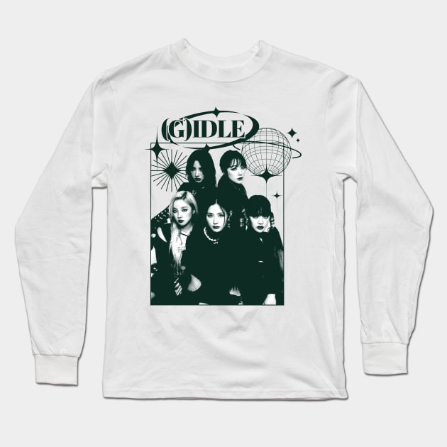 (G)idle design Long Sleeve T-Shirt by cherries&disco